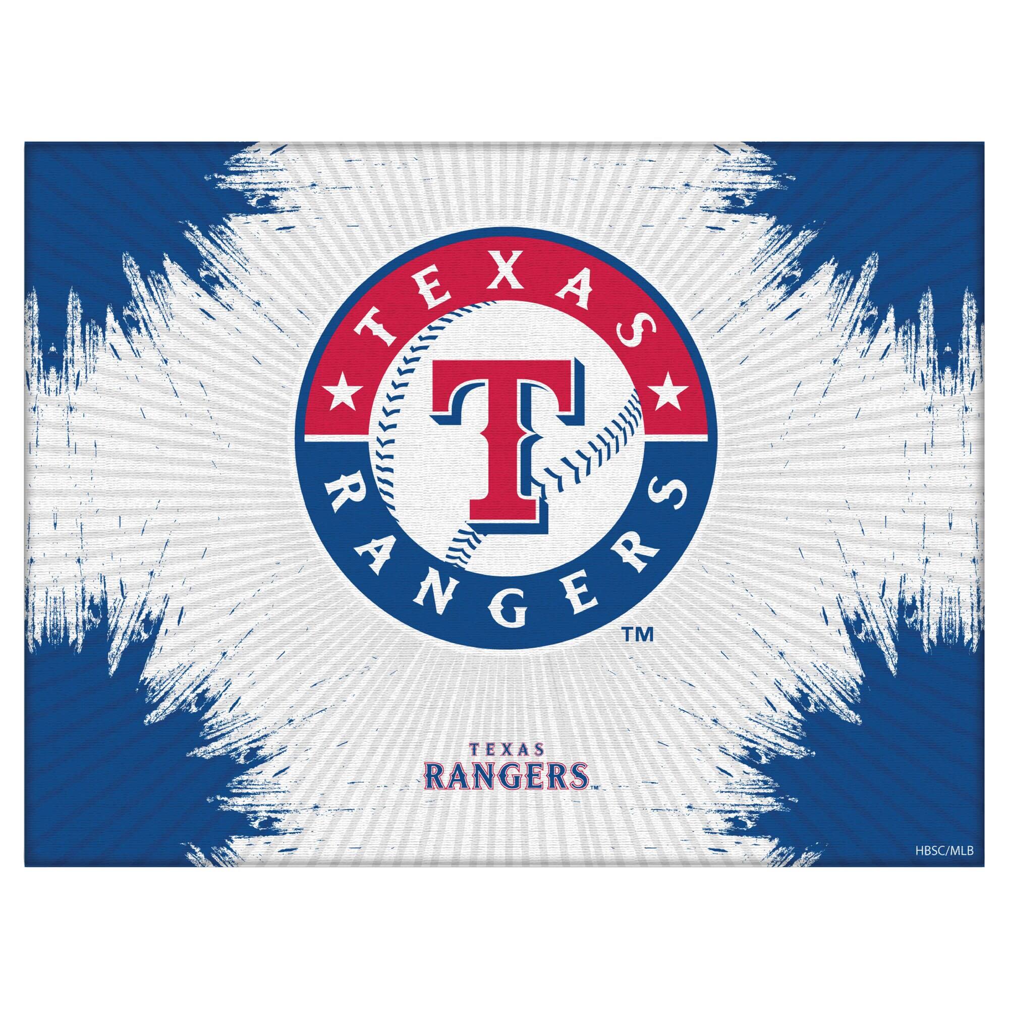 Texas Rangers 15" x 20" Splash Canvas Wall Art