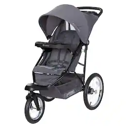 Baby Trend - Travel Stroller with Seat, Locking Swivel Wheel, Journey Jogger, Grey
