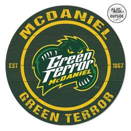 Jardine - McDaniel Terror 20" x 20" Indoor/Outdoor Circle Sign - Green