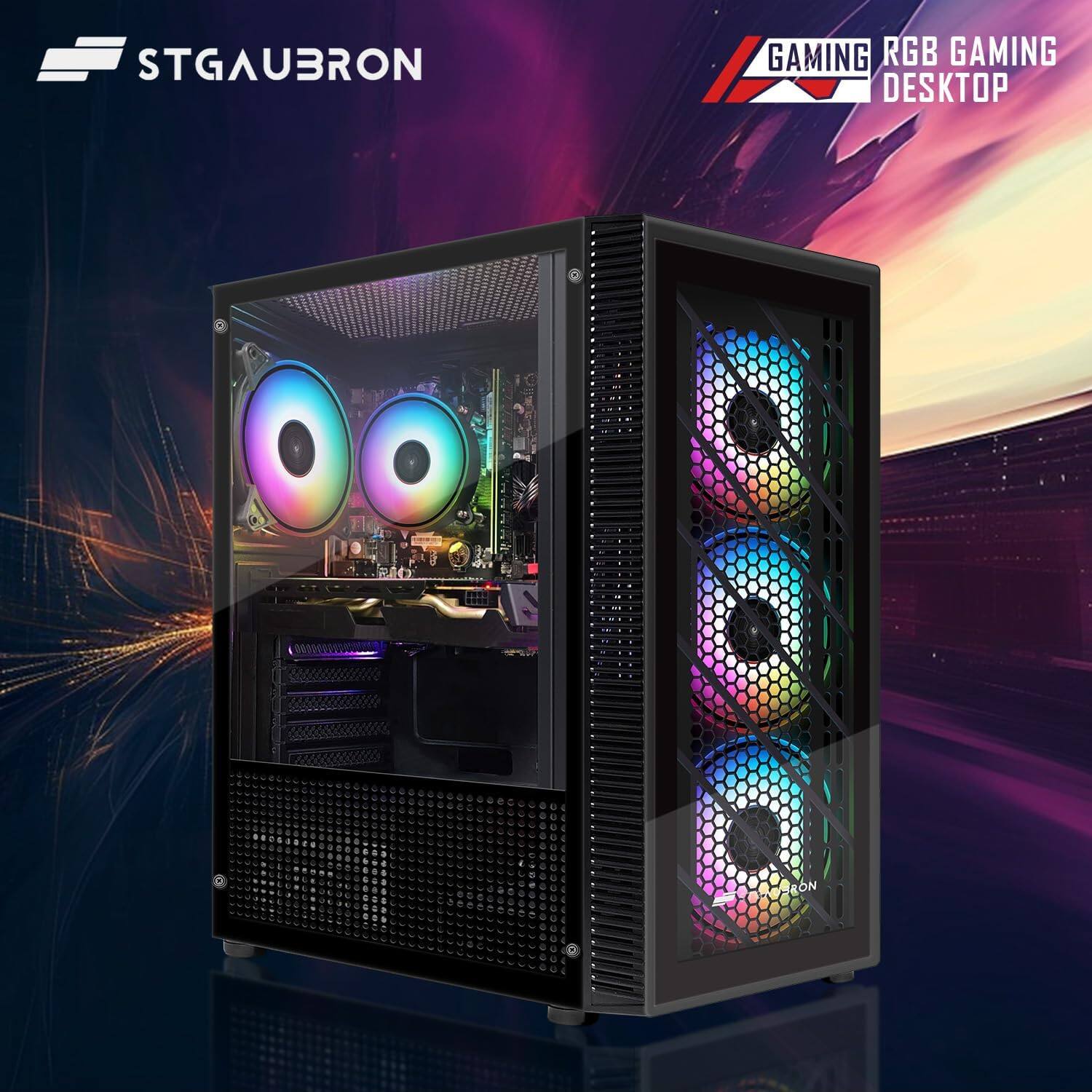 CPU thatb1709043student STGAubron Gaming PC Desktop Computer, Intel Core i7 8th Gen