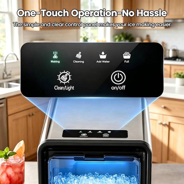Electactic 34lbs/Day Portable Countertop Nugget Ice Maker Steel - Best Buy