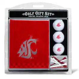 Team Golf - Washington State Cougars Embroidered Golf Gift Set - Multicolor