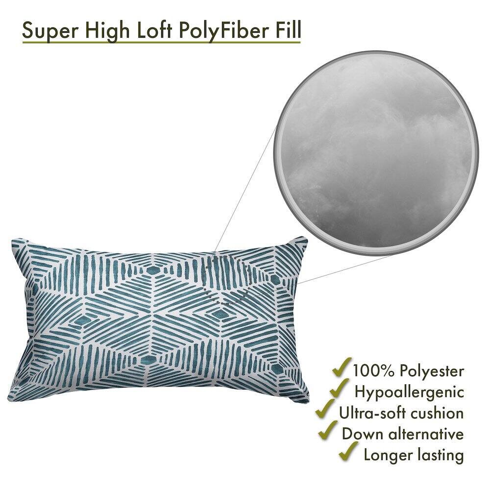Super High Loft PolyFiber Fill

- 100% Polyester
- Hypoallergenic
- Ultra-soft cushion
- Down alternative
- Longer lasting