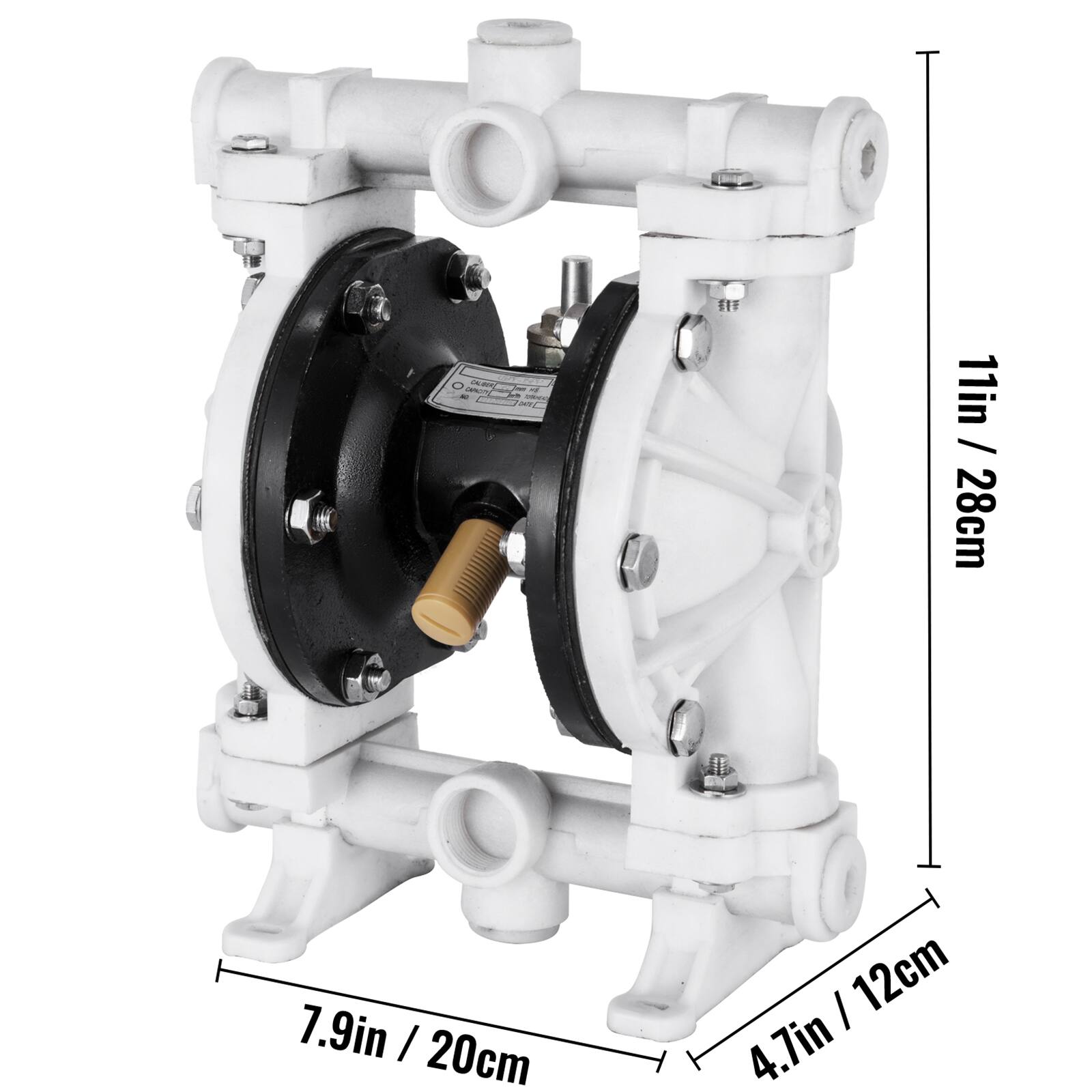 - 11in / 28cm
- 7.9in / 20cm
- 4.7in / 12cm