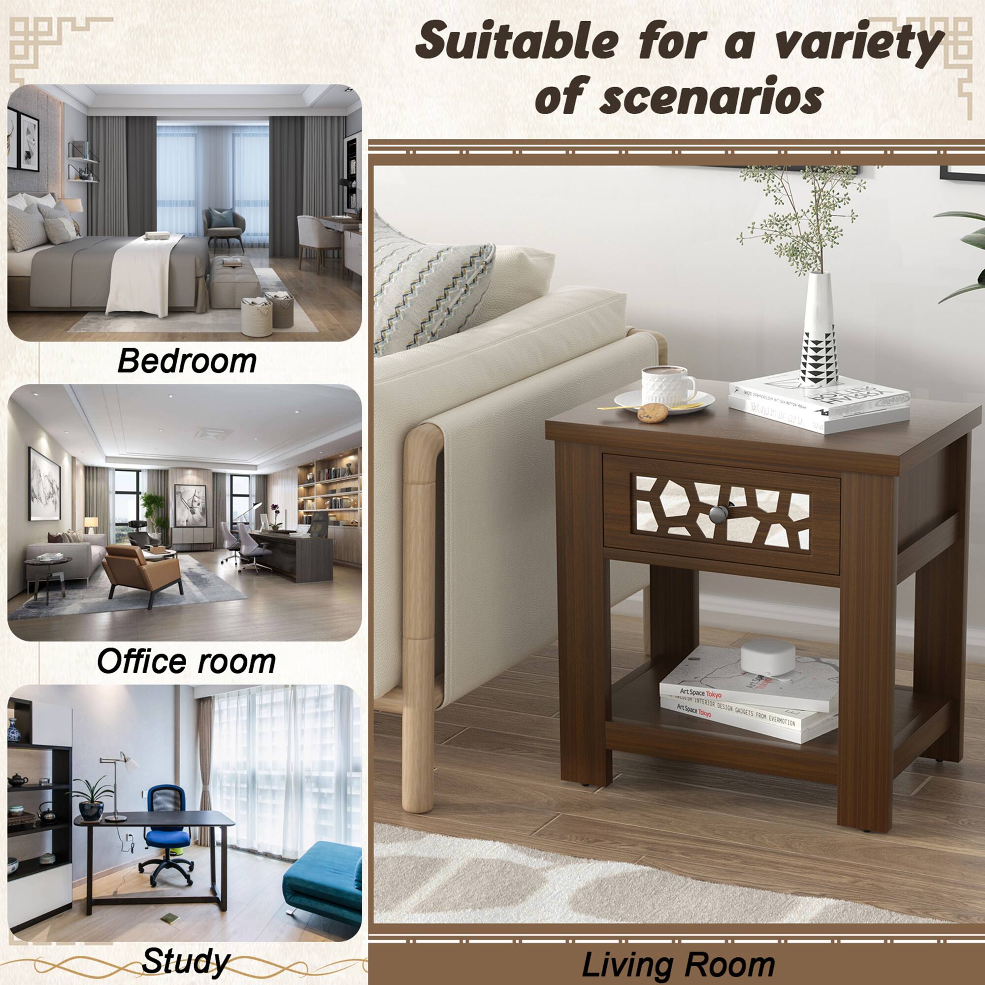 Suitable for a variety of scenarios

Bedroom

Office room

Study

Living Room