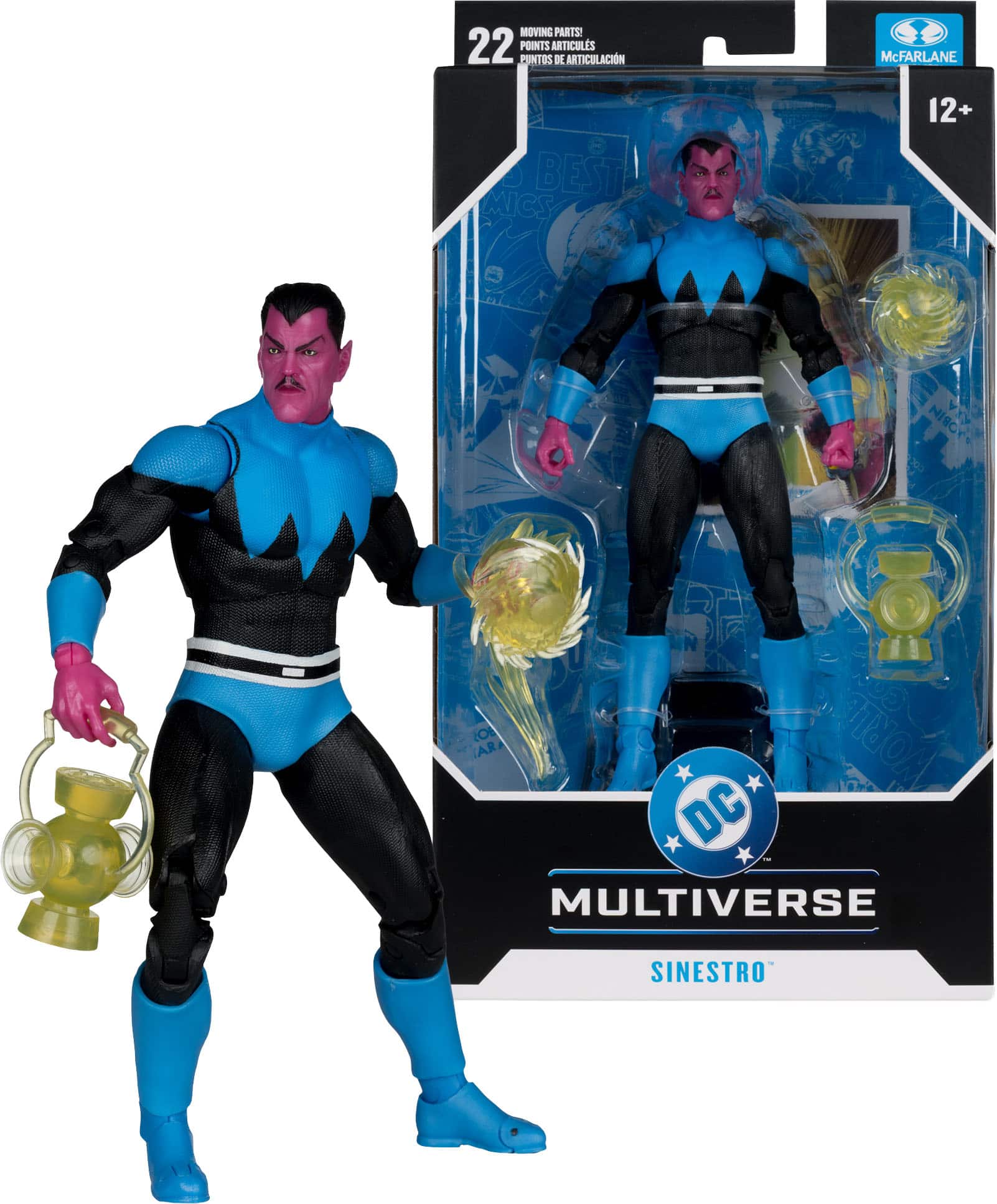 McFarlane Toys - DC Multiverse Sinestro (Classic Uniform) 7" Action Figure