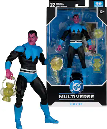 MOVING PARTS!
22 POINTS ARTICULATIONS
McFARLANE
BEST MICS
12+
NISCY
100
WORLD
DC
MULTIVERSE
SINESTRO