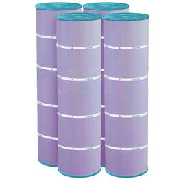 Hurricane - 4 Pack HF7487-04P Platinum Spa Filter Cartridge Replacement - Purple