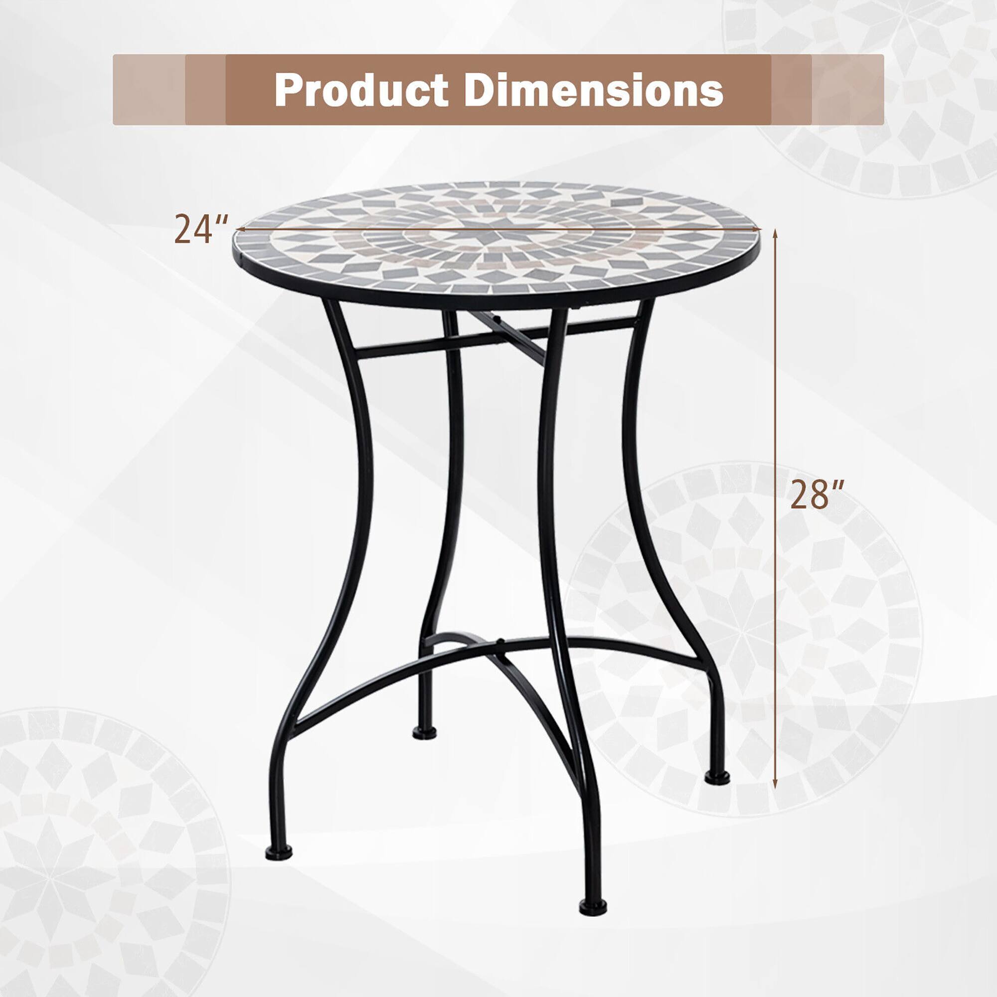 Product Dimensions

24" (diameter)

28" (height)