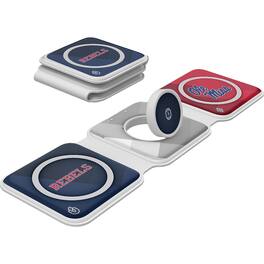 Keyscaper - Ole Miss Rebels 3-in-1 Foldable Charger - White