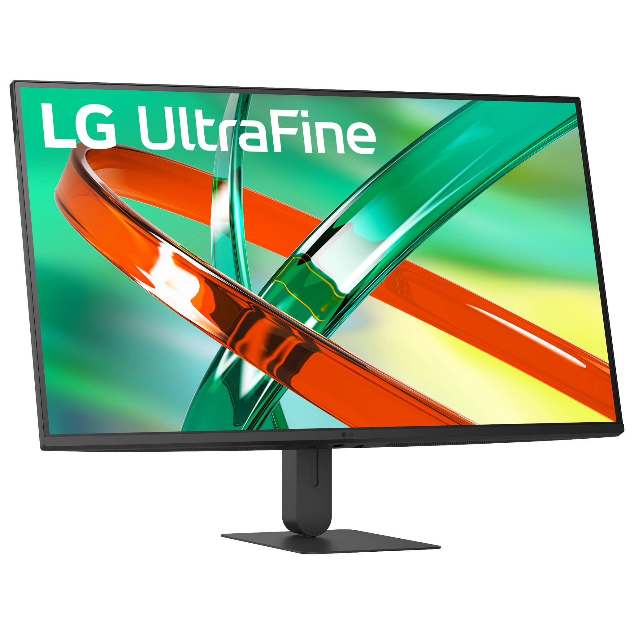 Alt View 5. LG - UltraFine 32" 4K UHD 60Hz Monitor HDR10 (HDMI, DisplayPort) - Black.