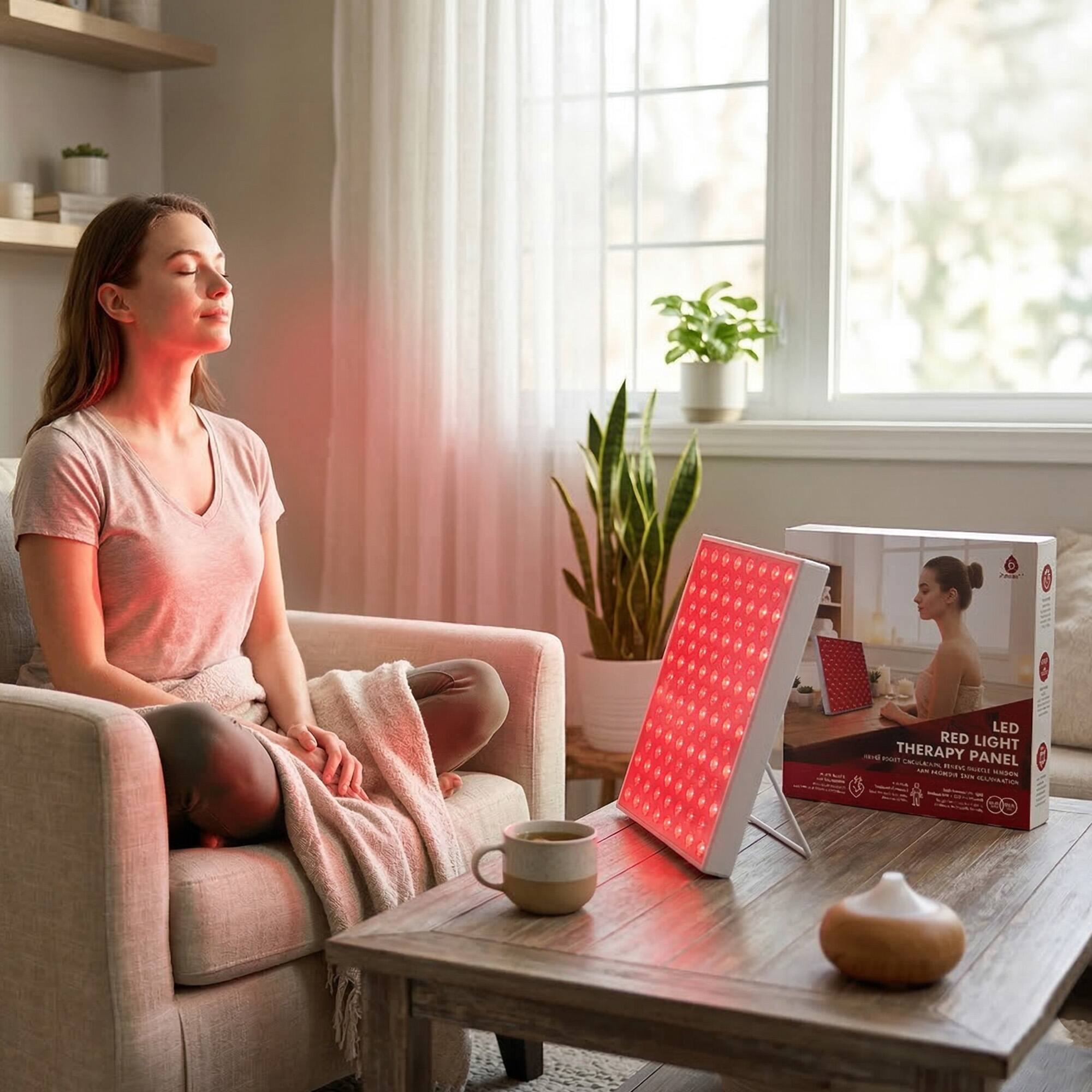 Pursonic 7 in 1 LED Light Therapy Face & Neck Mask + LED Red Light