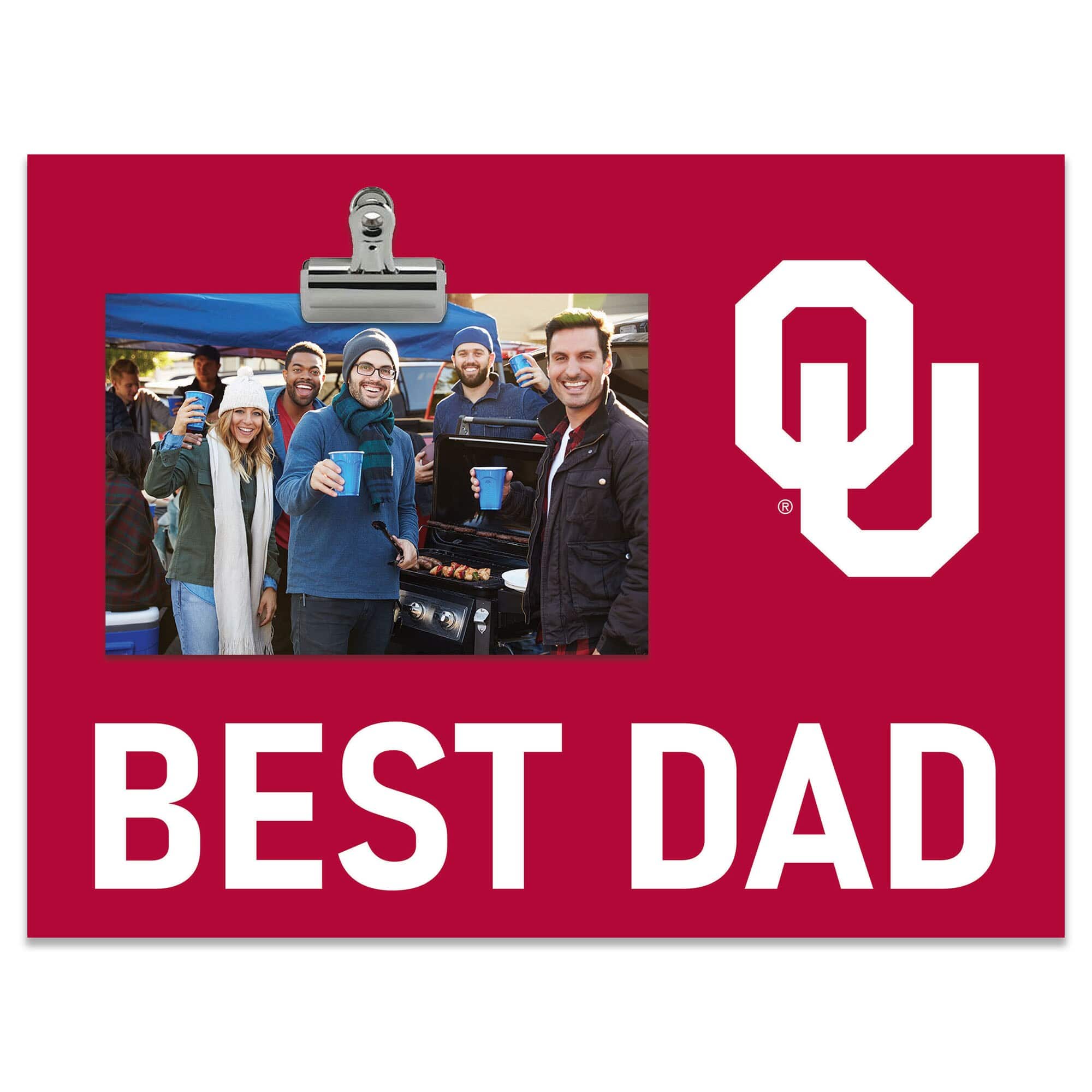 "Fan Creations - Oklahoma Sooners 8"" x 10.5"" Briteline Best Dad Clip Frame - Multicolor" price history on PriceWatchPro