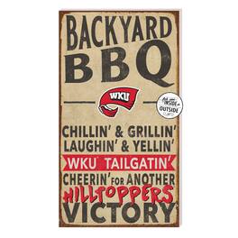 Jardine - Western Kentucky Hilltoppers 11'' x 20'' Indoor/Outdoor BBQ Sign - Brown