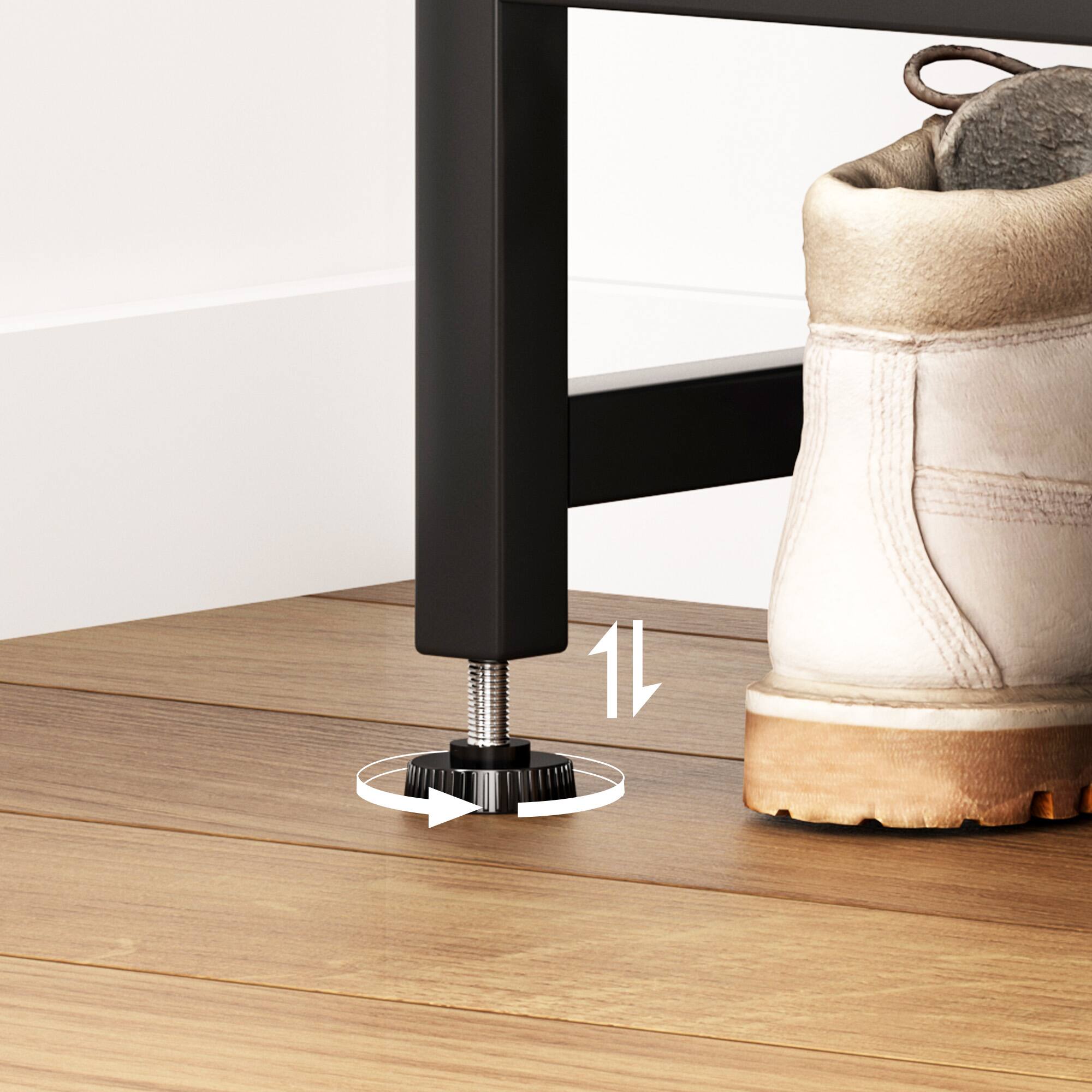 Alt View 1. APRILSOUL - Shoe Cabinet Entry Home Shoe Cabinet Entrance Balcony Storage Cabinet Large Capacity Shoe Rack White - White.