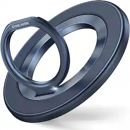 Syncwire - MagSafe Phone Grip, 360° Rotation, Double-Sided Magnet, Magnetic Phone Ring Holder - Titanium Blue