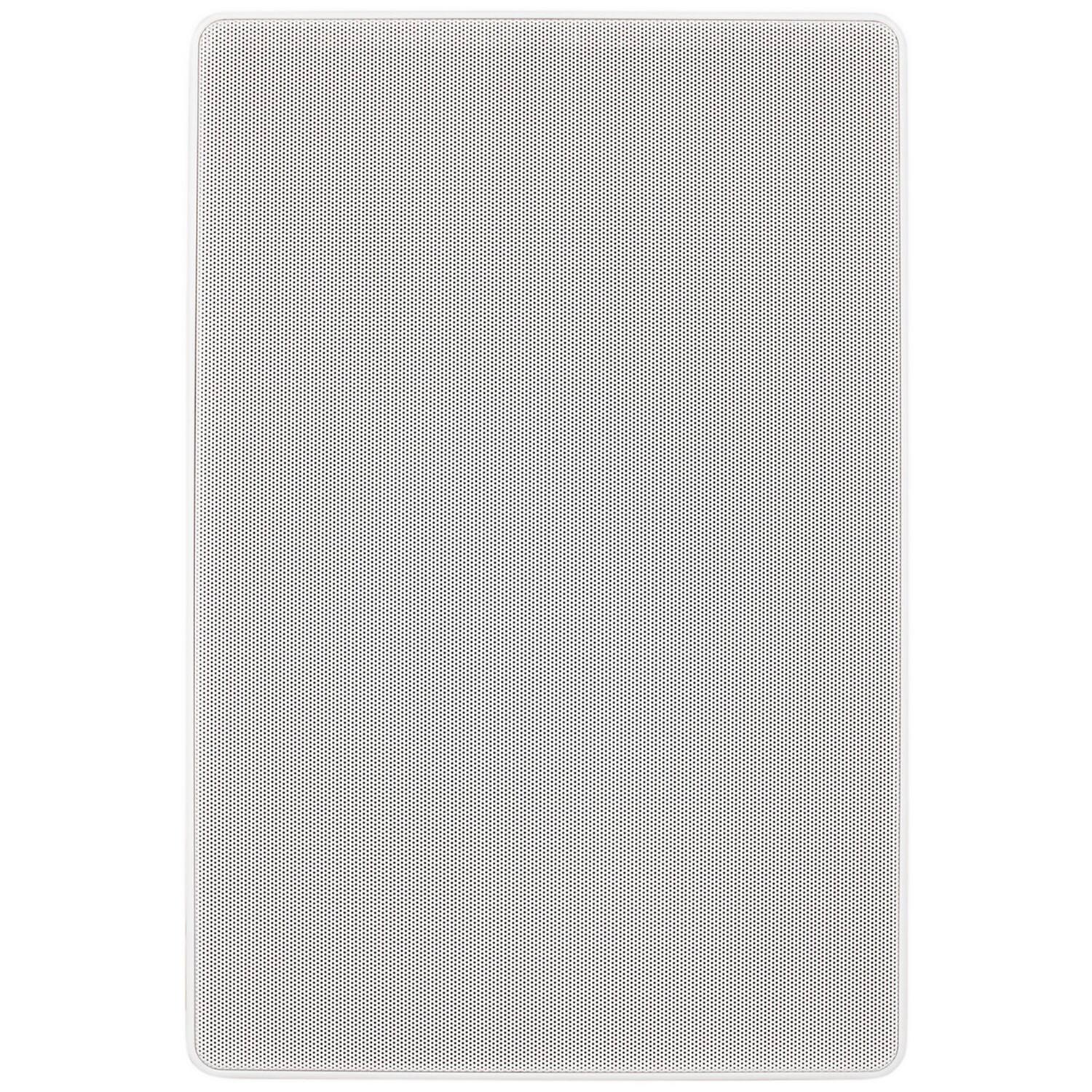 Back. Dayton Audio - Micro-Edge ME652W 6.5" 50W RMS L/R/Surround In-Wall Speaker, Aramid Fiber Woofer, Pivoting Silk-Dome Tweeter, 8 Ohms - White.