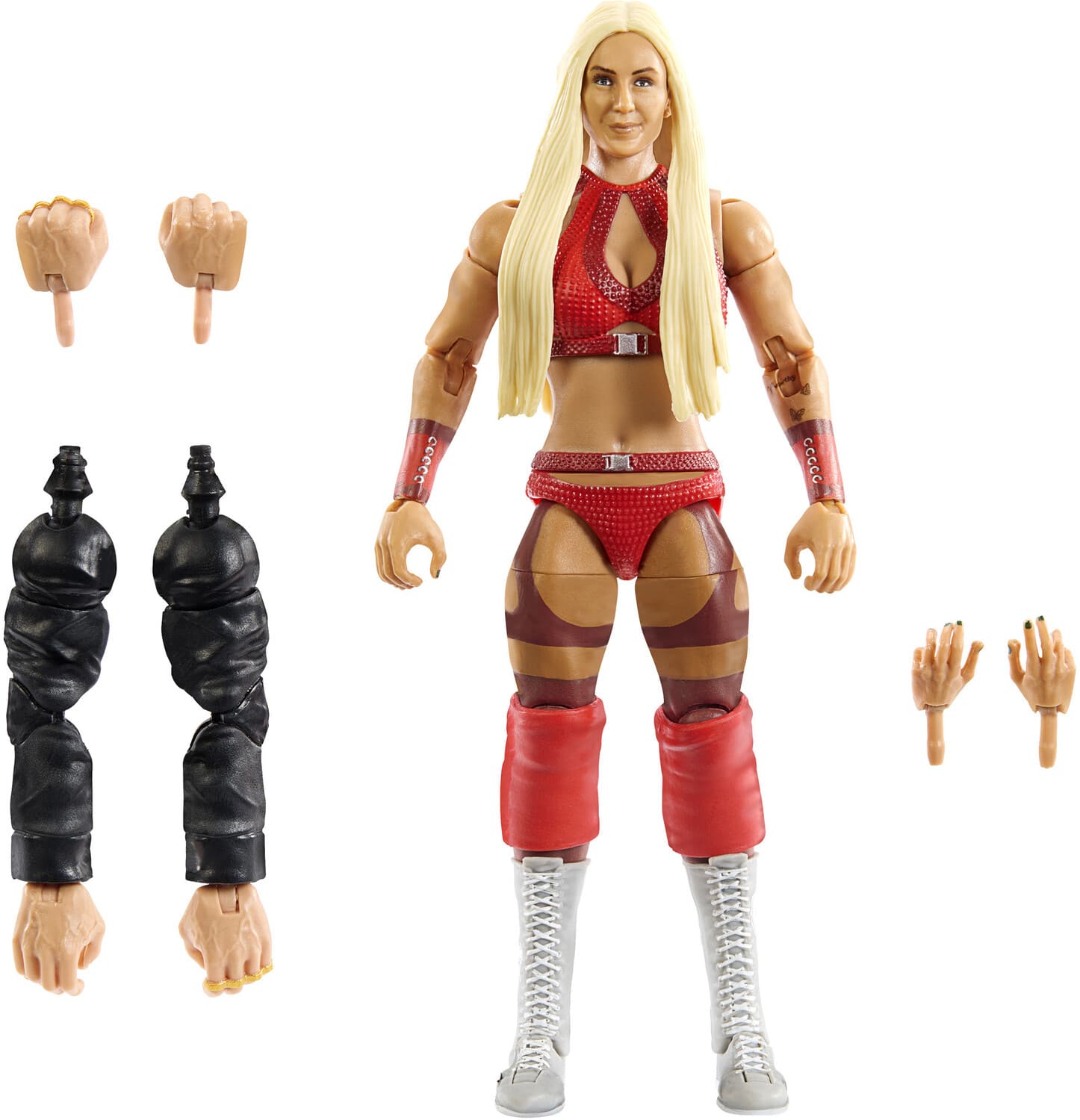 Mattel - Collectible - WWE Elite Collection 6" Summerslam Charlotte Flair Action figure with William Regal- COLLECTABLES - Multicolor