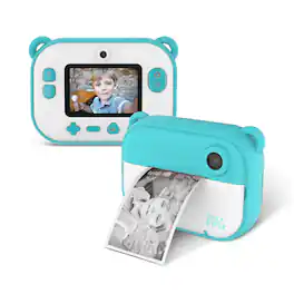 myFirst - Camera Insta 2 - Instant Print Camera for Kids 12MP Photos 1080P Video, microSD Card, Gift for Boy Girl 4-15 - Blue