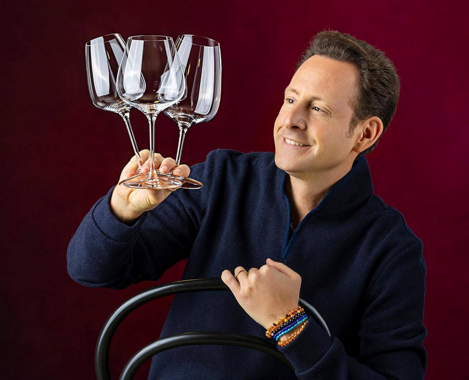 Alt View 3. Riedel - Grape@ White Wine/Rose/Champagne Wine Glass, Buy 3 Get 4 - Clear.