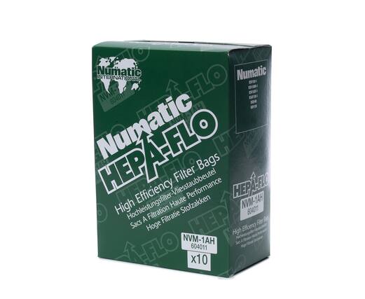 Numatic INTERNATIONAL
1-40 8 RSO0- NVM- RSVO0F 604011 RS00- 2 R
Numatic Bags 604011
Filter Hochleistungsfilter-Vliesstaubbeutel
Efficiency Haute Performance HEPFIO
NVM-1AH High Filtration Stofzakken 604011
Sacs A Filtratie P Fiter Bs Hoge High Efficiency
Hendertee Pertrae NVM-1AH
Hochlestungsfler Fibaton Hue Soballen
Sacs A Fieute FLO 604011
Hage x10
