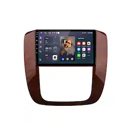 Junsun - 9" 2+64GB Android 15 carplay For GMC Yukon Chevy Tahoe Suburban 2007-2013 Car Radio GPS Navi WIFI RDS SWC FM BT - Black