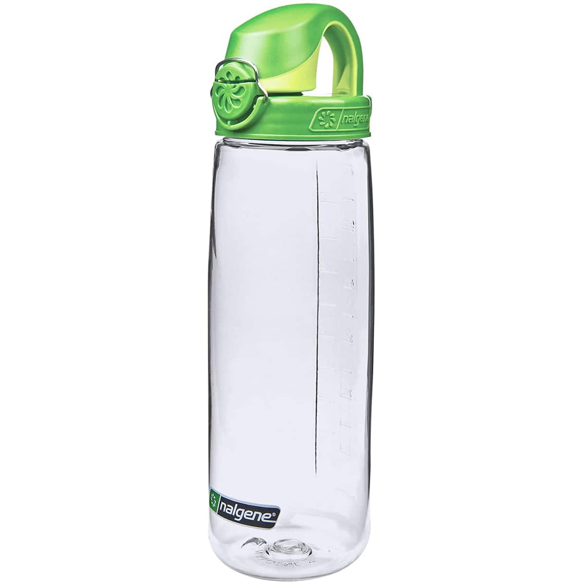 Nalgene - Sustain 24 oz. Tritan On the Fly Water Bottle - Clear/Sprout Green
