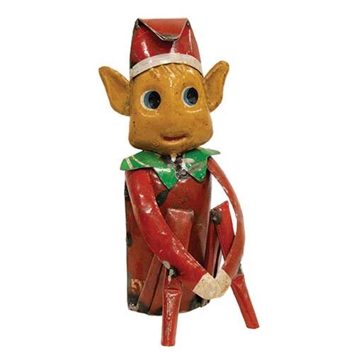 Front. BreeBe - Distressed Metal Elf - Multicolor.