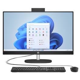 HP - Refurbished Excellent - 27-CR1000T 27" FHD IPS Intel Ultra 5 125U 1.3 GHz 8GB DDR5 512GB SSD Intel Graphics Windows 11 Home All-in-One Desktop - Black