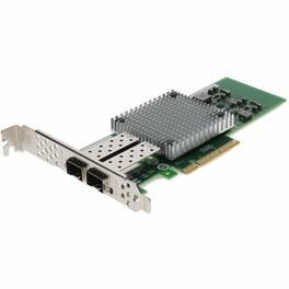 AddOn - Dell® 430-4436 Comparable 10Gbs Dual Open SFP+ Port PCIe 2.0 x8 Network Interface Card w/PXE boot - PCI - Black