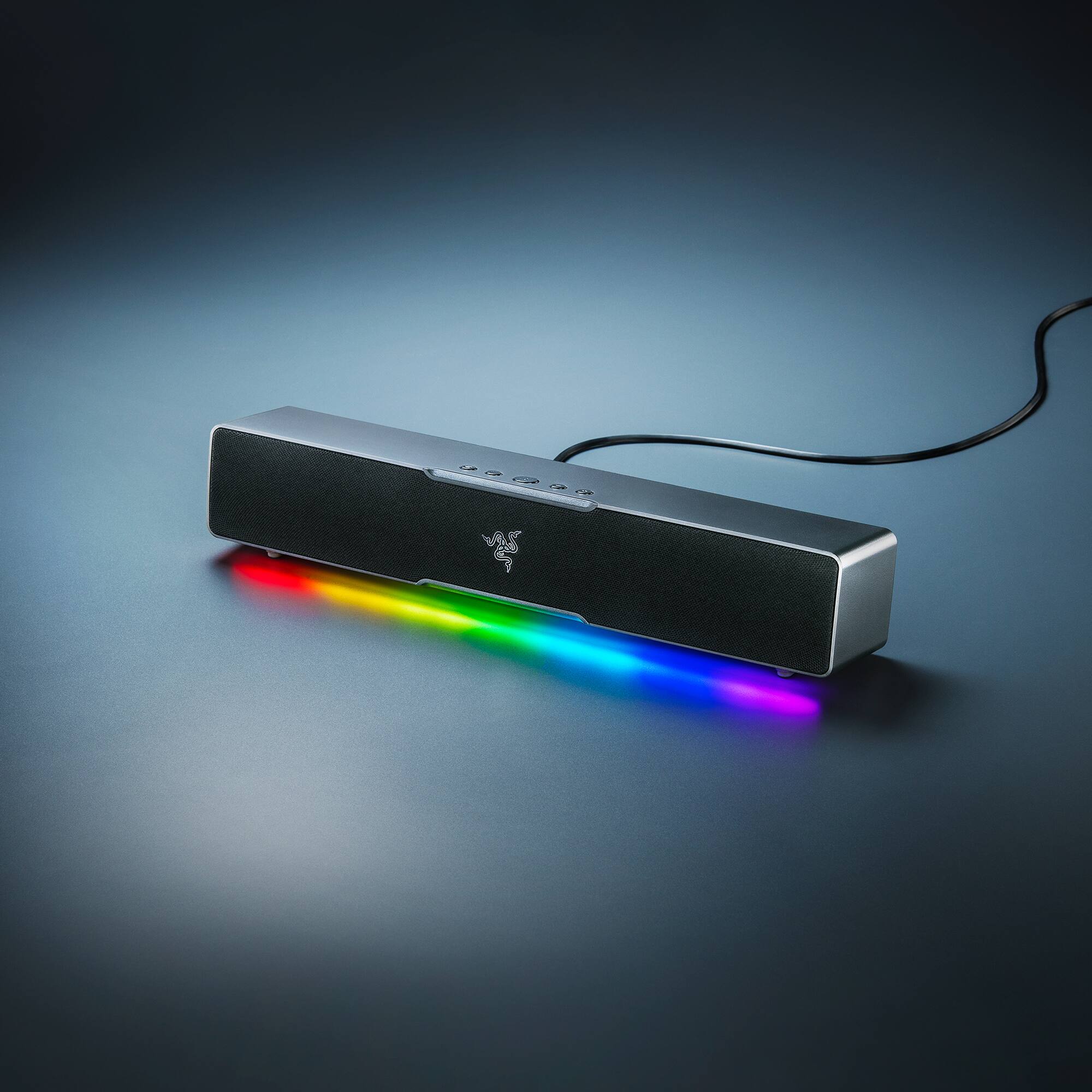 Alt View 20. Razer - Leviathan V2 X 2.0 Bluetooth Gaming Speaker with RGB Lighting (1-Piece) - Black.