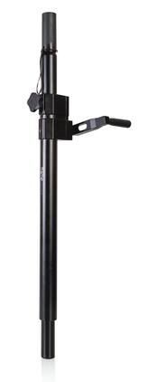 Gator Frameworks - Adjustable Speaker Pole with Hand Crank and M20 Adapter, Heavy-Duty Construction, 75-Lb Weight Capacity