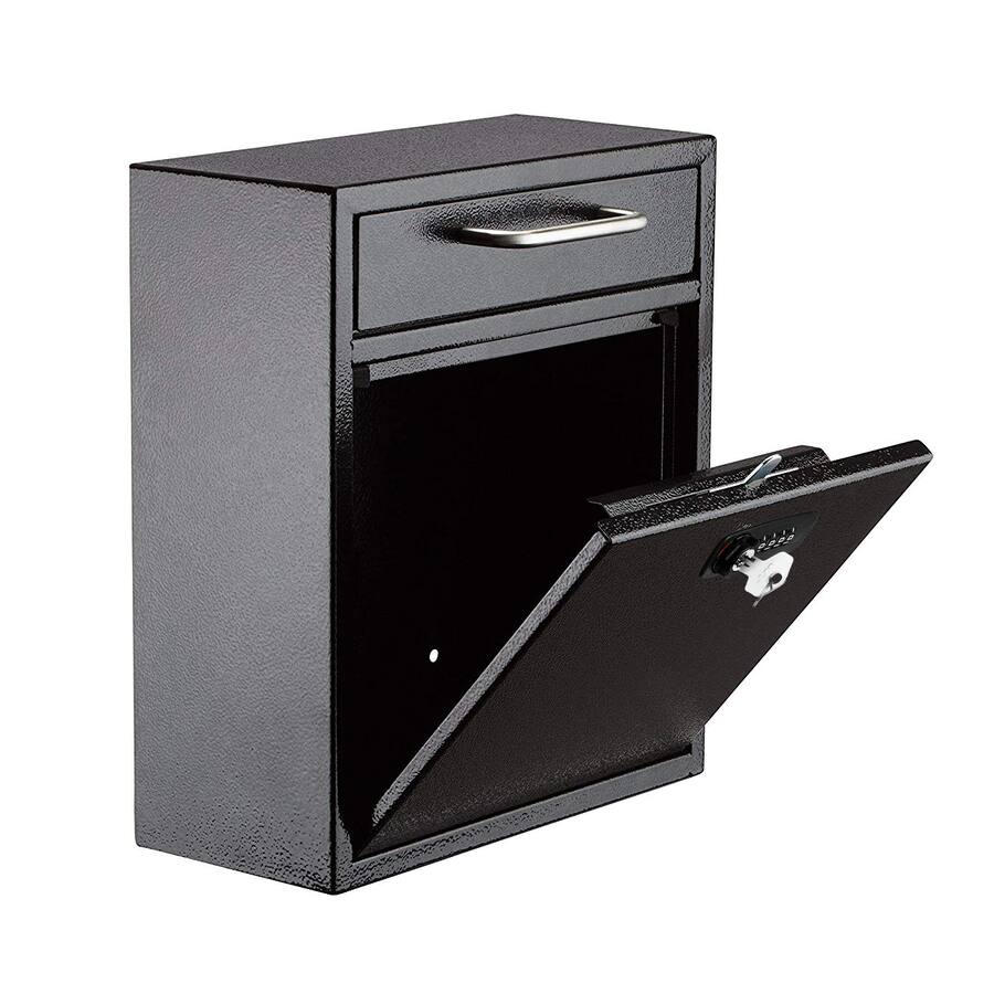Hm400 Drop Box AdirOffice Drop Box Medium Steel Wall Mounted Drop Box Mailbox with ...