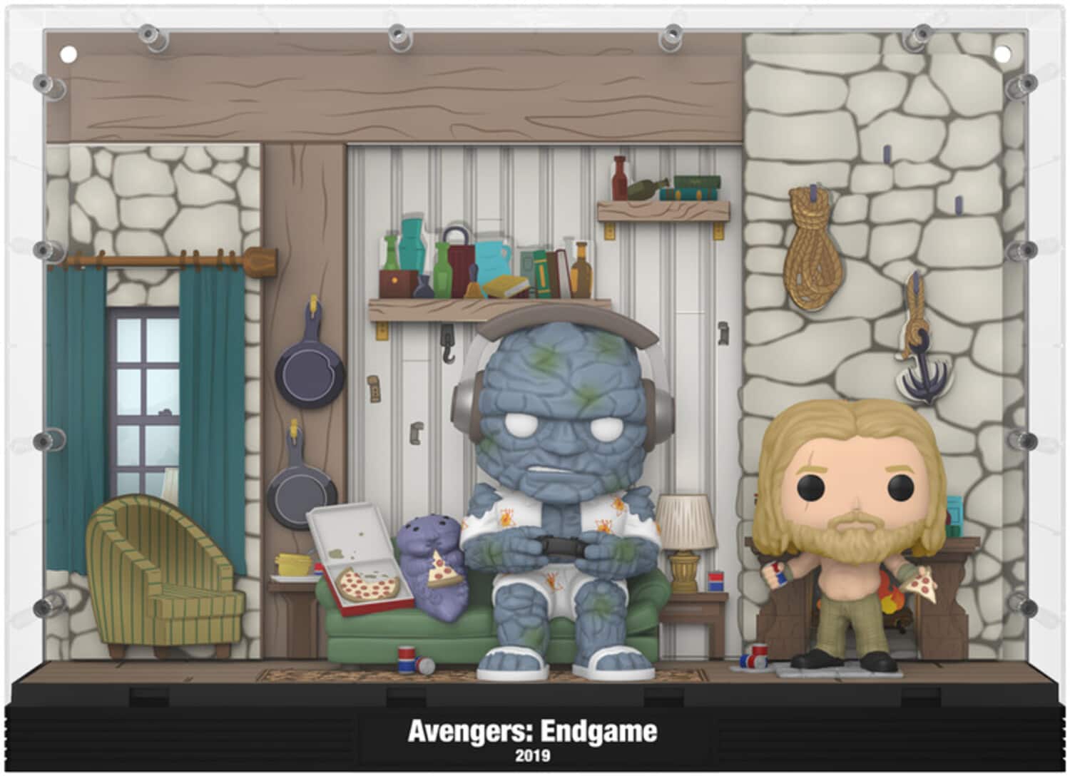 FUNKO POP! MOMENTS DELUXE: Endgame - Thor's House - COLLECTABLES - Multicolor