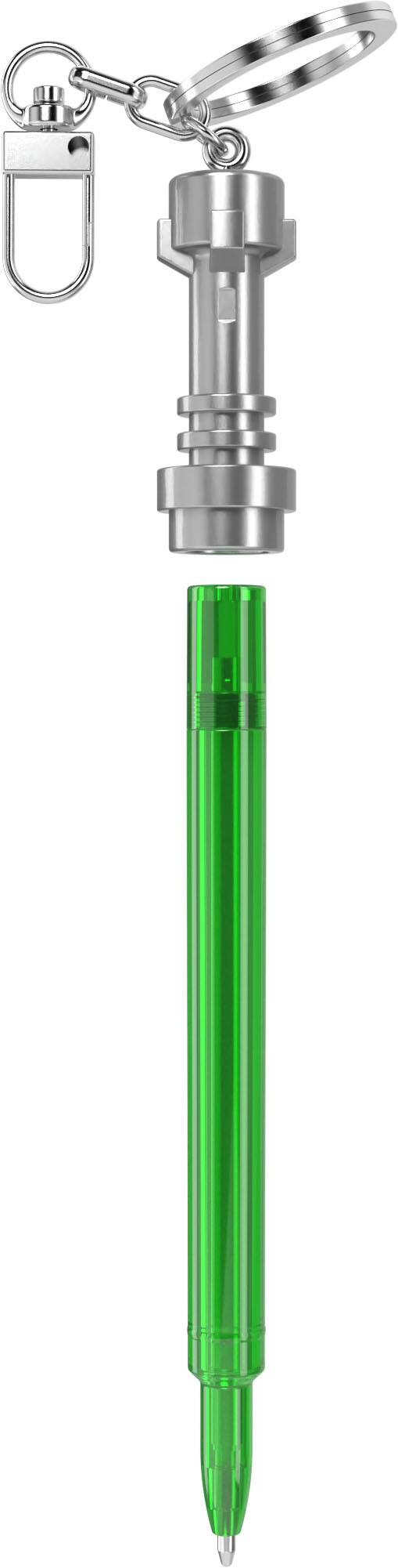 Alt View 2. Santoki - LEGO Star Wars Lightsaber Gel Pen With Clip And Key Ring- Lime.