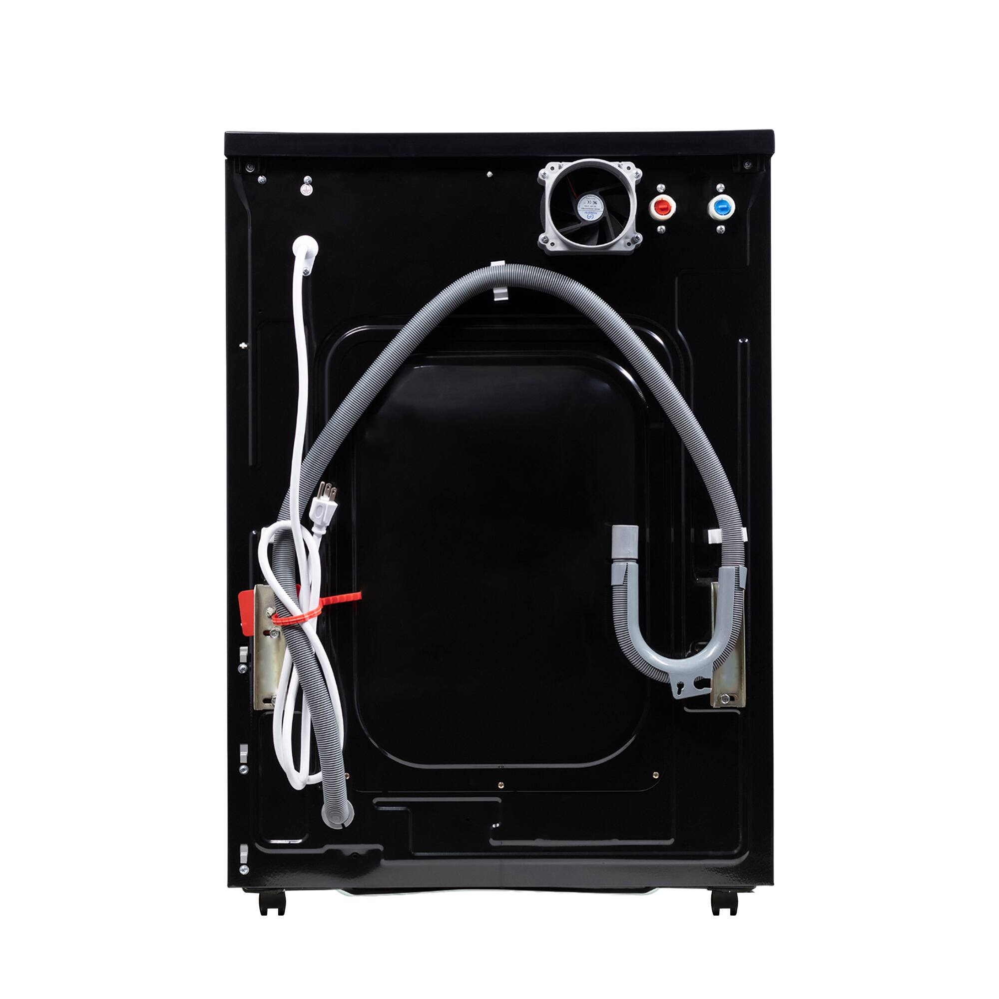 Back. Equator - Equator 1.62 cu ft. Portable All-in-One Combo Washer Dryer Electric Convertible VENTLESS/VENTED PET 110V - Black.