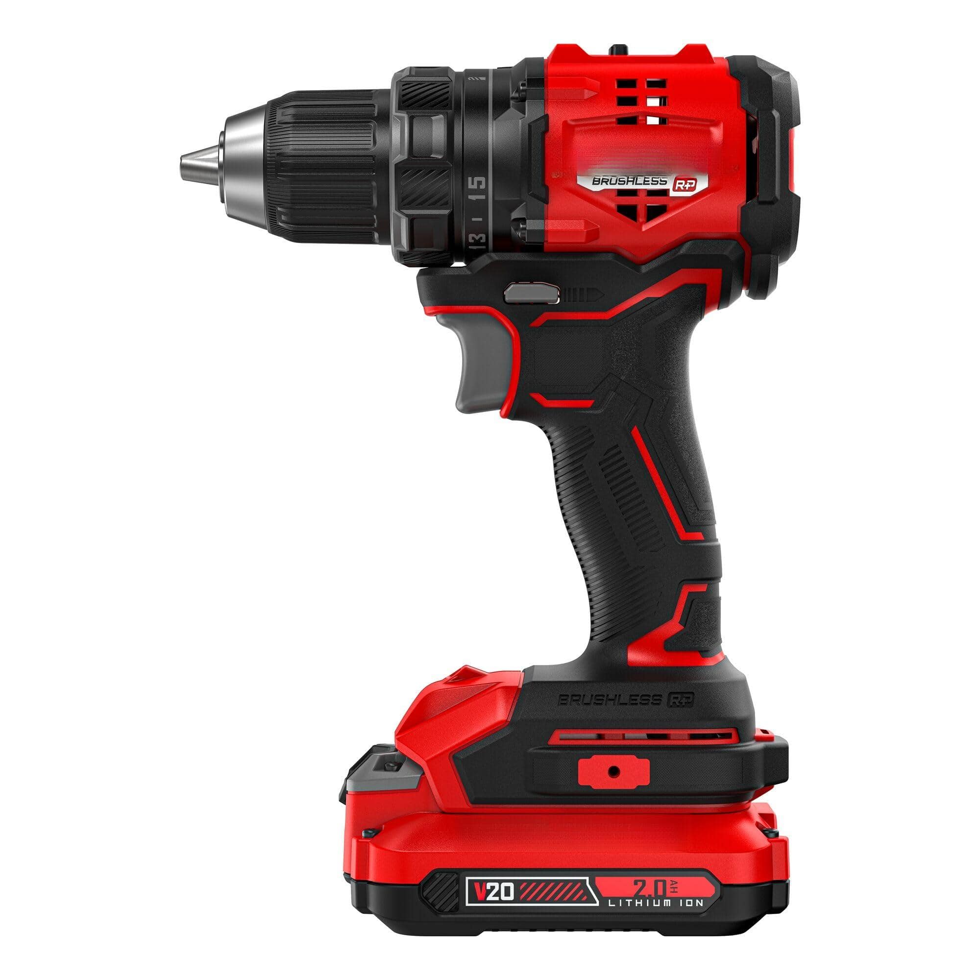 JETRANSPORT - V20 Brushless Rp Compact Drill driver Variable Speeed Trigger Built In Led Includes And cmcd714d1 - Default