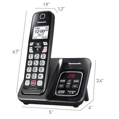 Panasonic KX TGD830M DECT 6.0 Expandable Cordless Phone System Panasonic KX TGD830M DECT 6.0 Expandable Cordless Phone System