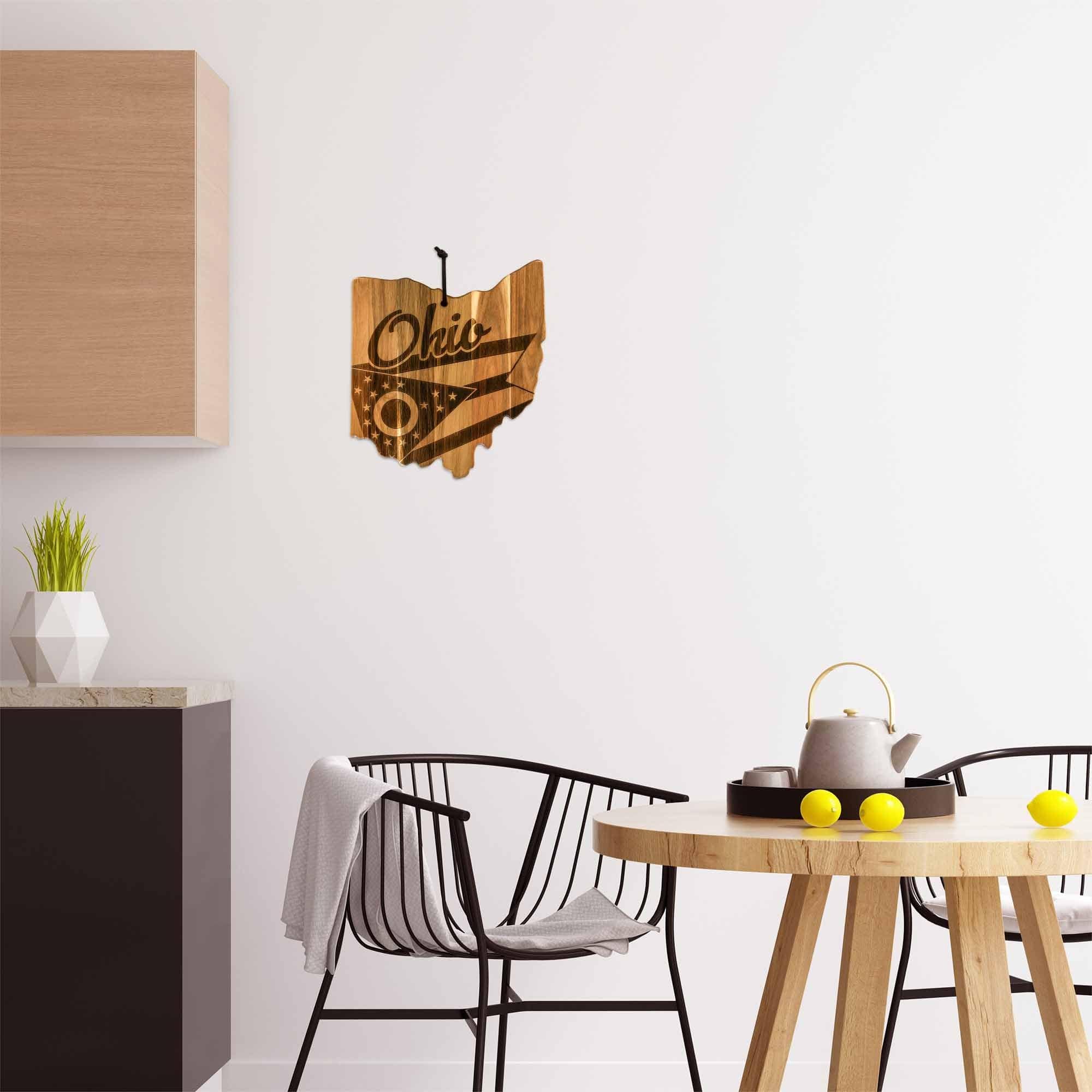 Left. Rock & Branch - Origins Series Ohio Cutting Board.