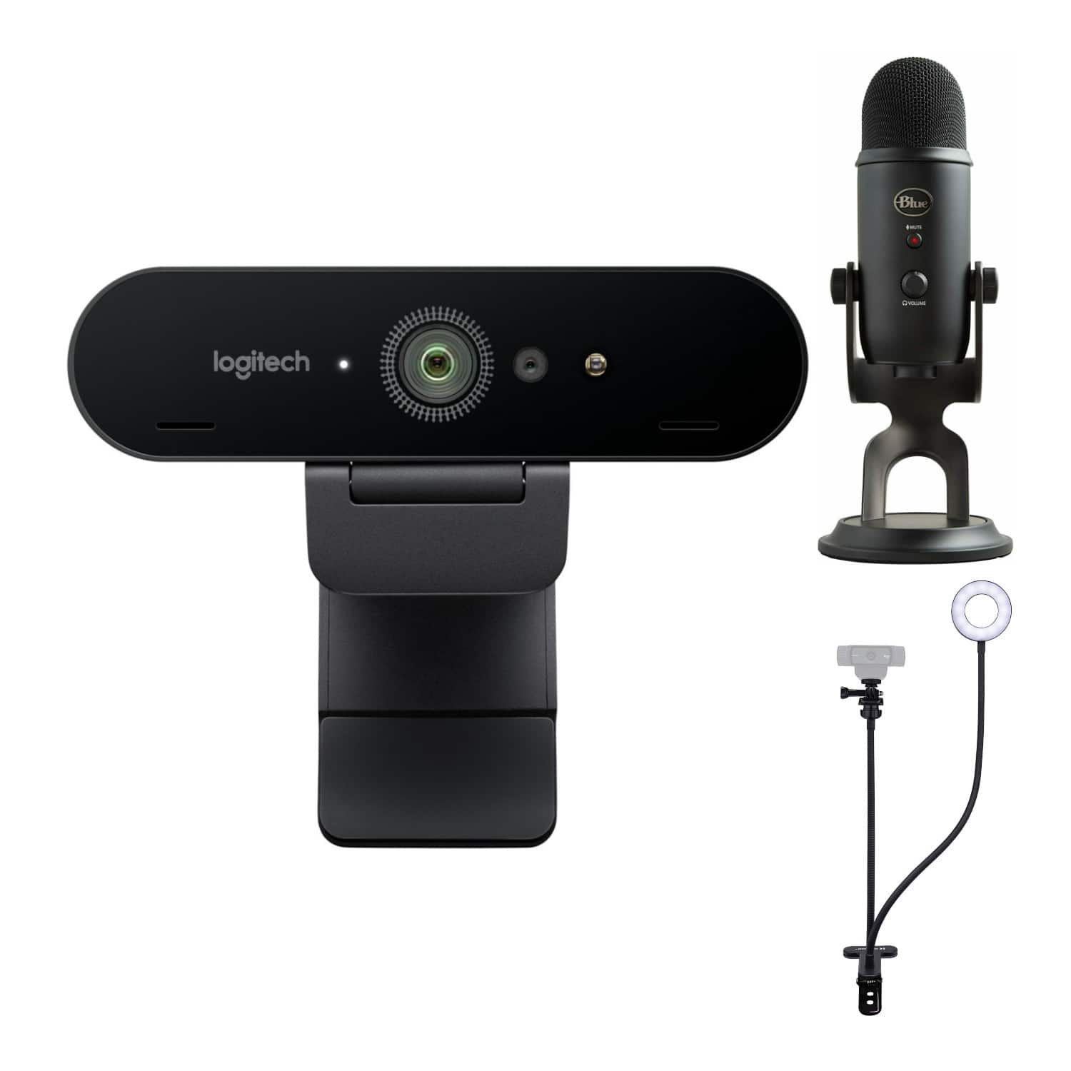 Knox Gear - Logitech 4K Pro Webcam, Blue Microphones Yeti Blackout, Ring Light, Webcam Stand price history on PriceWatchPro