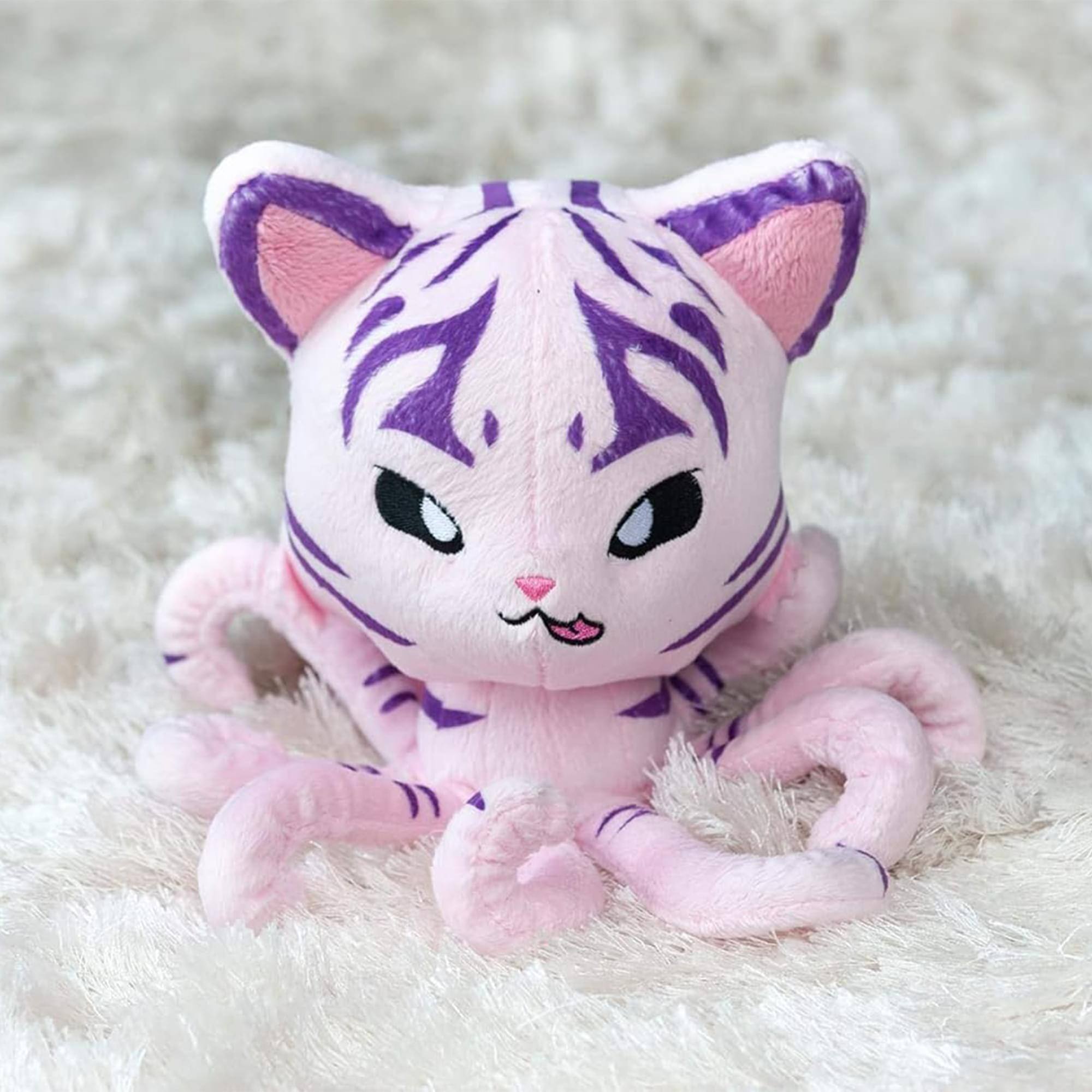Alt View 2. Tentacle Kitty - Tentacle Kitty 8 Inch The Huntress Plush - Pink.