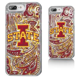 Keyscaper - NCAA - Iowa State Cyclones iPhone Glitter Paisley Design Case - 15 - Multicolor