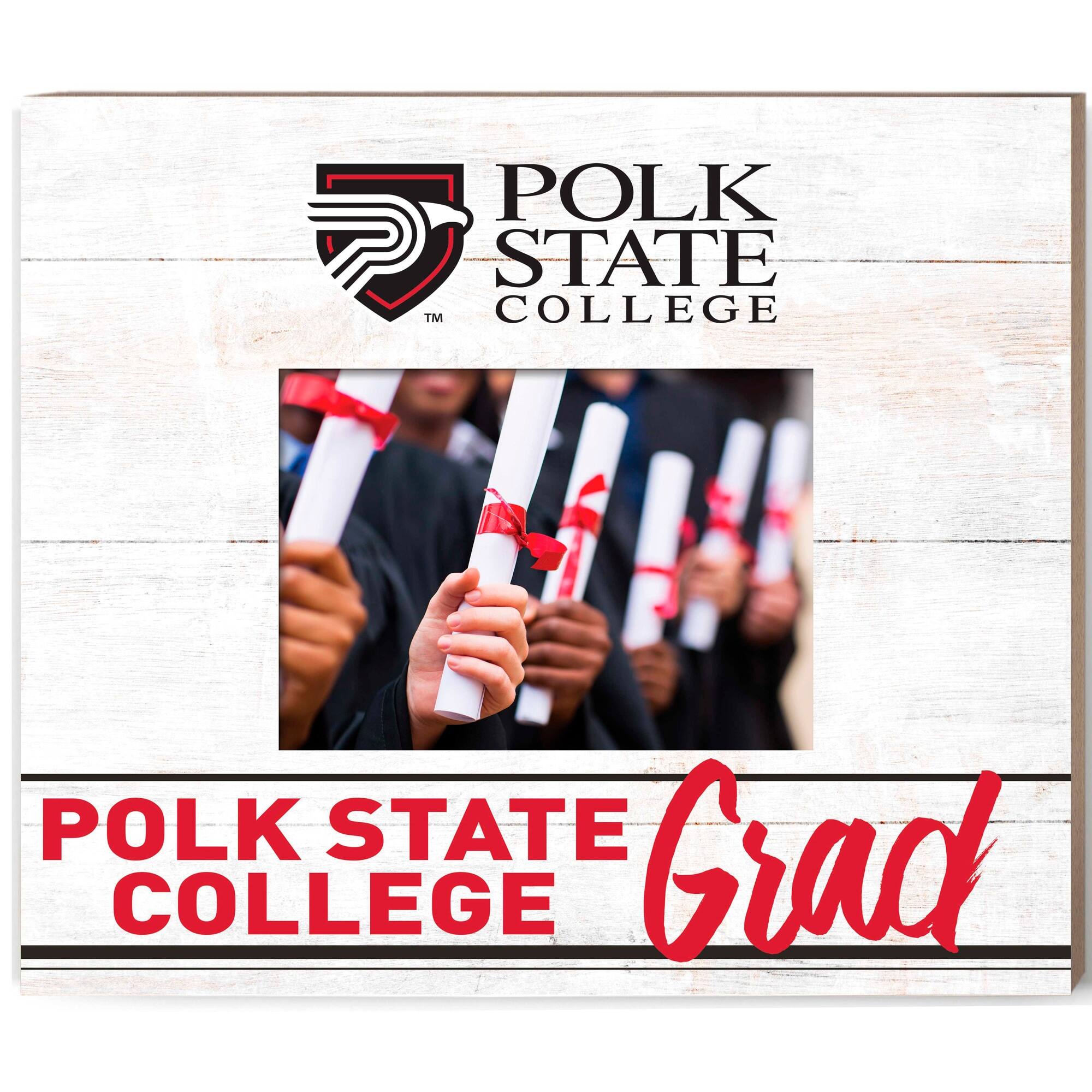 Jardine - Polk State College Eagles 13.5" x 11.5" Grad Frame - White