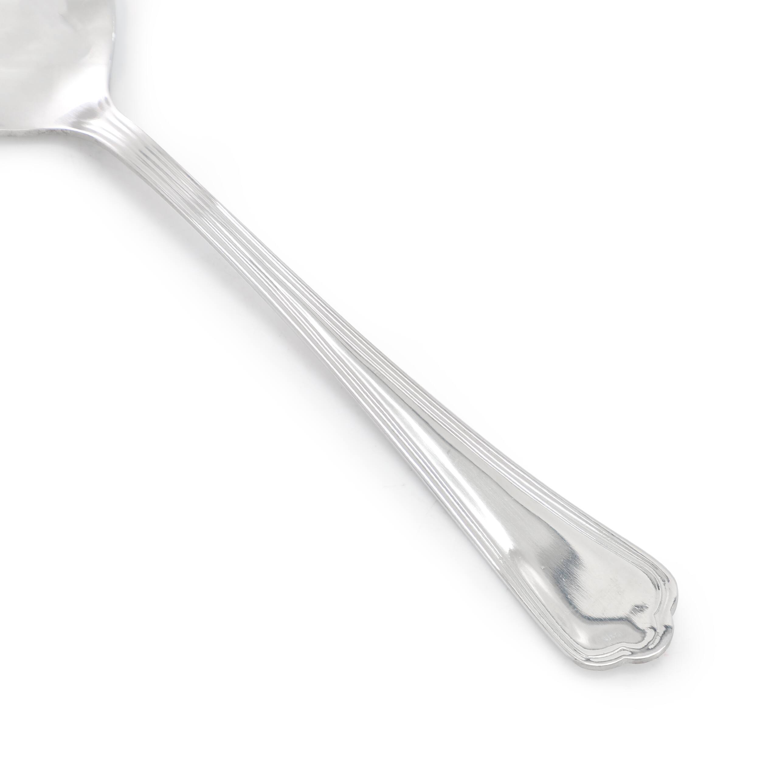 Left. Gibson - Gibson Home Hillside Daisies 10 Piece Stainless Steel Dinner Spoon Set - Silver.