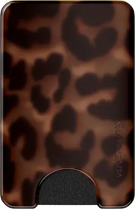 VELVET CAVIAR - Magnetic Phone Wallet - It Girl Leopard