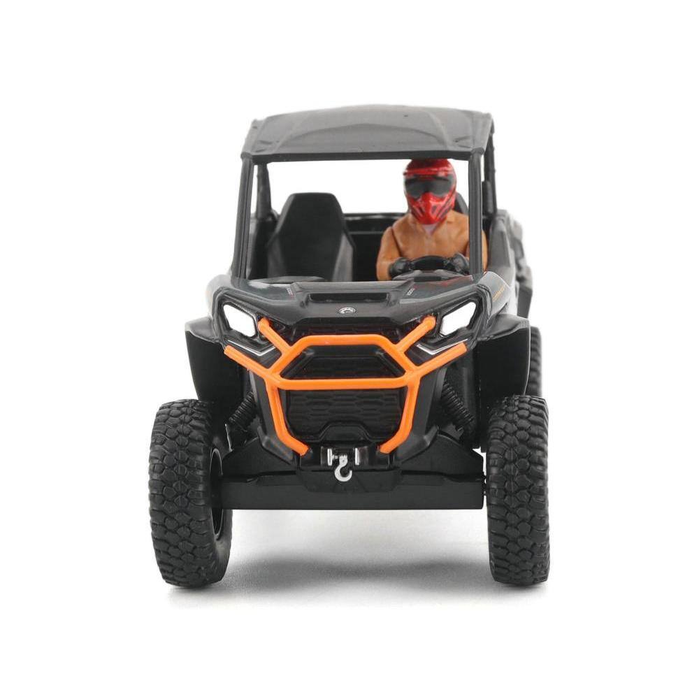 Back. BRP Models - Can-Am Commander XT-P 1000R Gray and Orange with Driver Figure 1/32 Diecast Model by BRP Models - Gray and Orange.