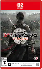 2 NINTENDO SWITCH. DYNASTY WARRIORS ORIGINS TEEN ADOLESCENTS T ESRB KT IM 27 - GB Full game download via internet required. See back. GAME-KEY CARD Téléchargement du jeu complet (27 Go) via Internet nécessaire. Voir au verso. CARTE CLÉ DE JEU support.nintendo.com/switch2/gamekeycard