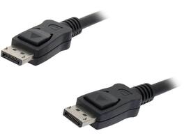 StarTech.com - 3ft DP 1.2 Cable with Latches - 4K @ 60Hz (DISPLPORT3L)