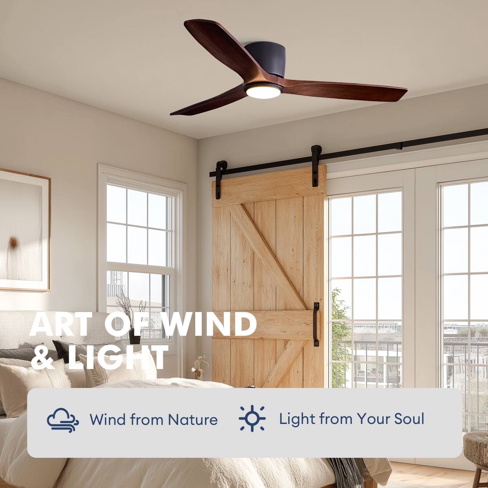 ART OF WIND & LIGHT  
Wind from Nature  
Light from Your Soul