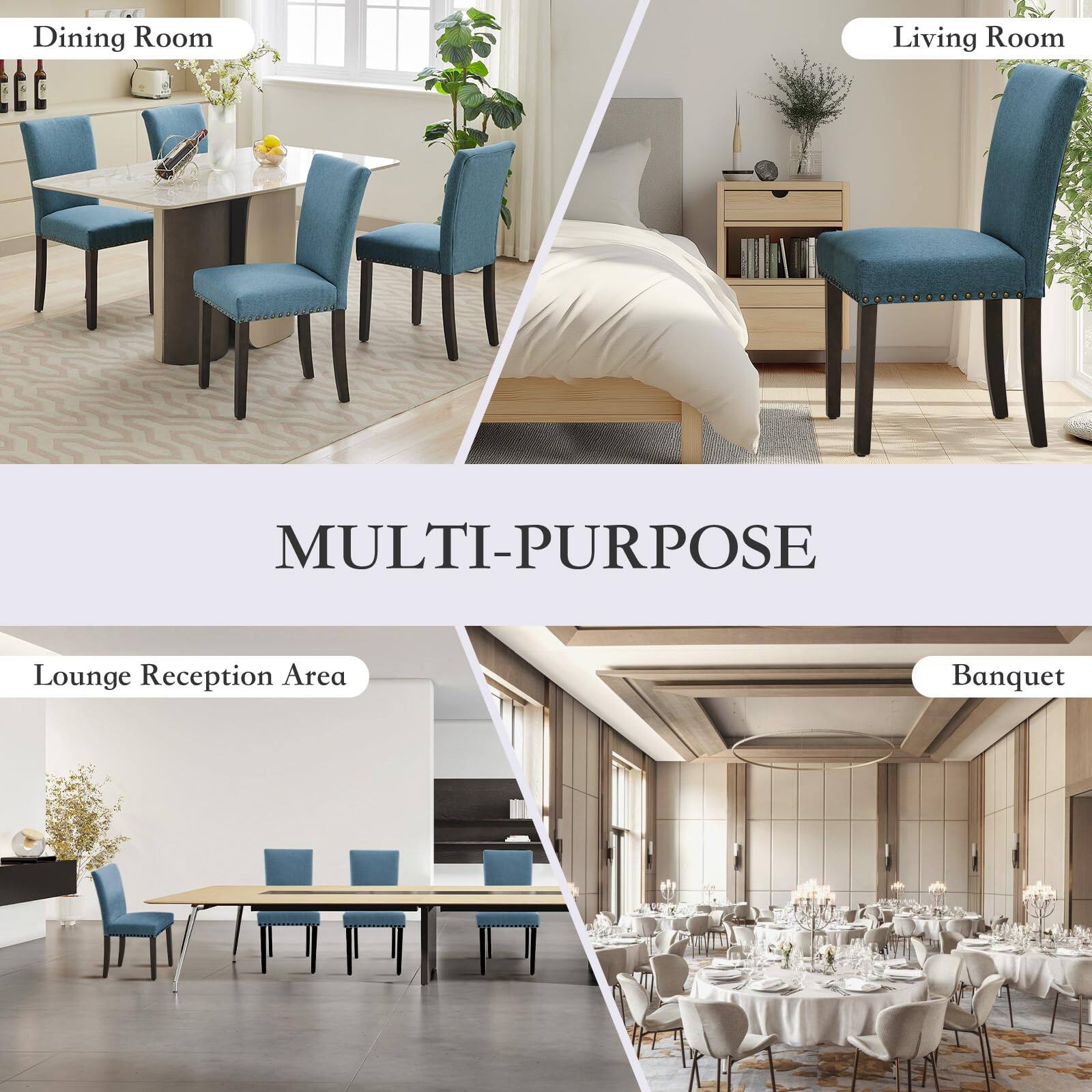 Dining Room  
Living Room  
Lounge Reception Area  
Banquet  

MULTI-PURPOSE